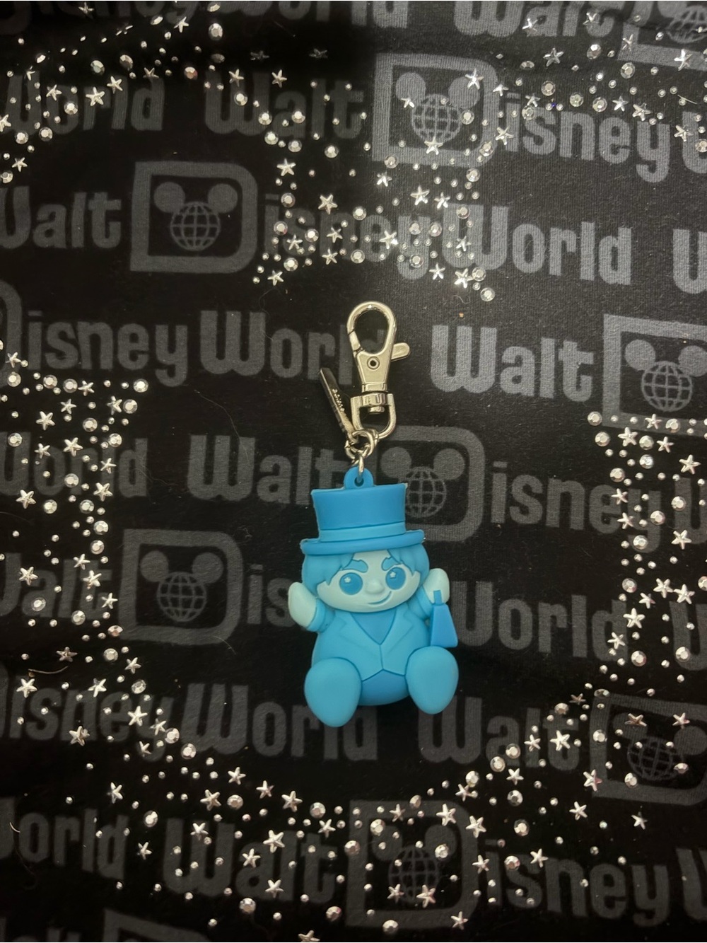 Disney Blue Hat Character Keychain Charm